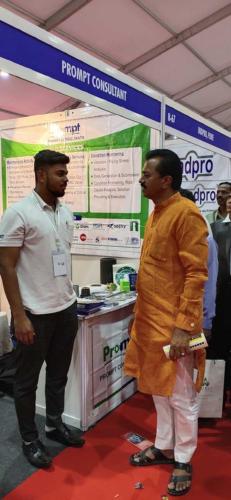 Shirur Constituency Amdar Mr. Ashok Pawar at Prompt Consultants Stall